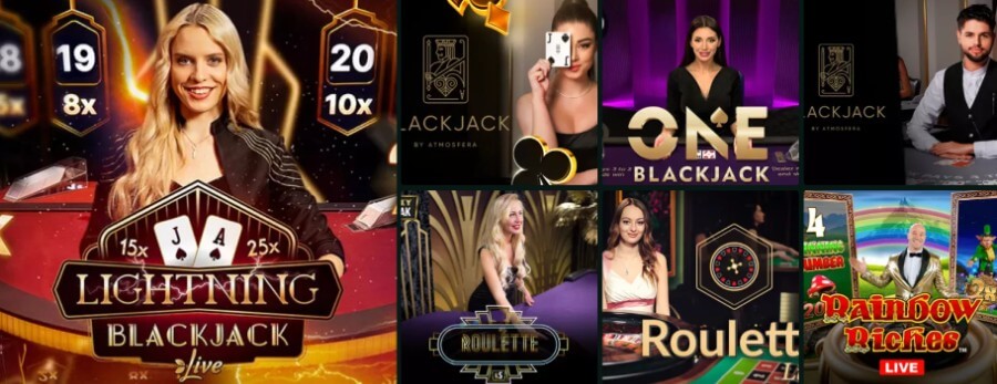 8xwins live casino offering