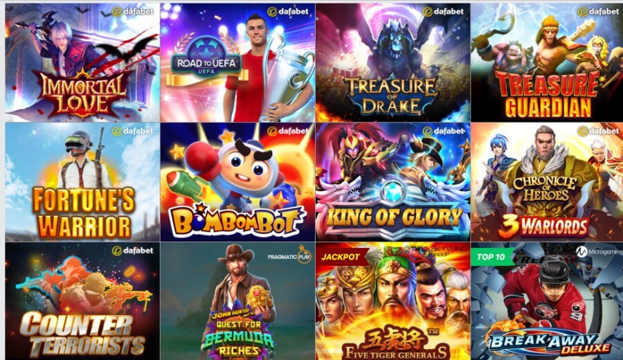 dafabet slot games uae online casinos