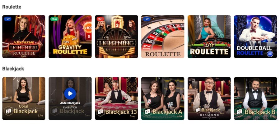 rocketspin casino live casino games uae casinos