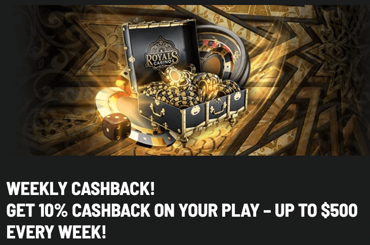 royals casino cashback bonus uae casinos